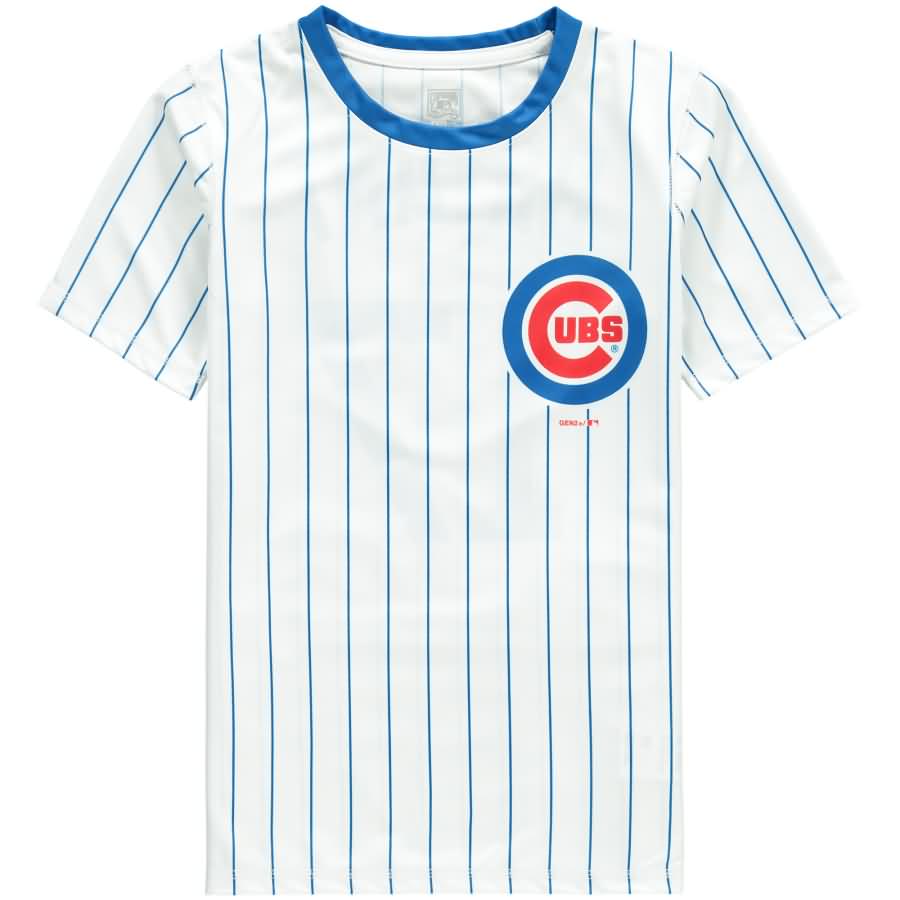 Kris Bryant Chicago Cubs Youth Cooperstown Player Sublimated Jersey Top - White/Royal