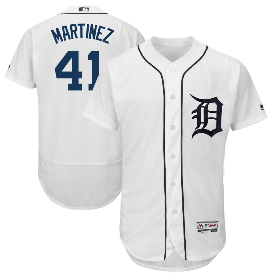 Victor Martinez Detroit Tigers Majestic 2018 Home Flex Base Authentic Collection Player Jersey - White