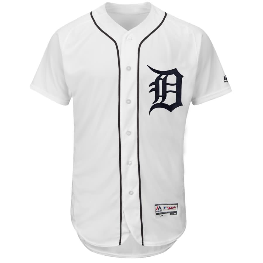 Victor Martinez Detroit Tigers Majestic 2018 Home Flex Base Authentic Collection Player Jersey - White