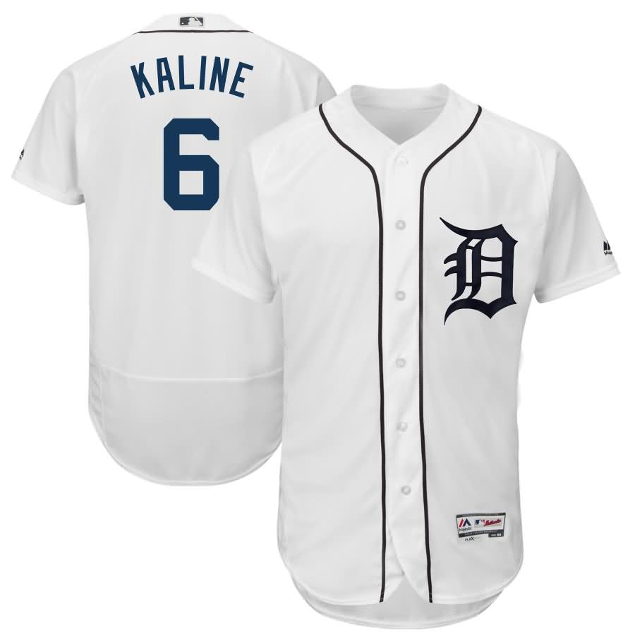 Al Kaline Detroit Tigers Majestic 2018 Home Flex Base Authentic Collection Player Jersey - White