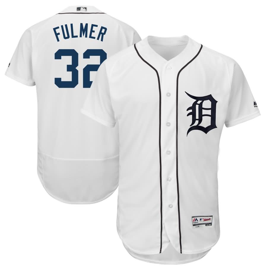 Michael Fulmer Detroit Tigers Majestic 2018 Home Flex Base Authentic Collection Player Jersey - White