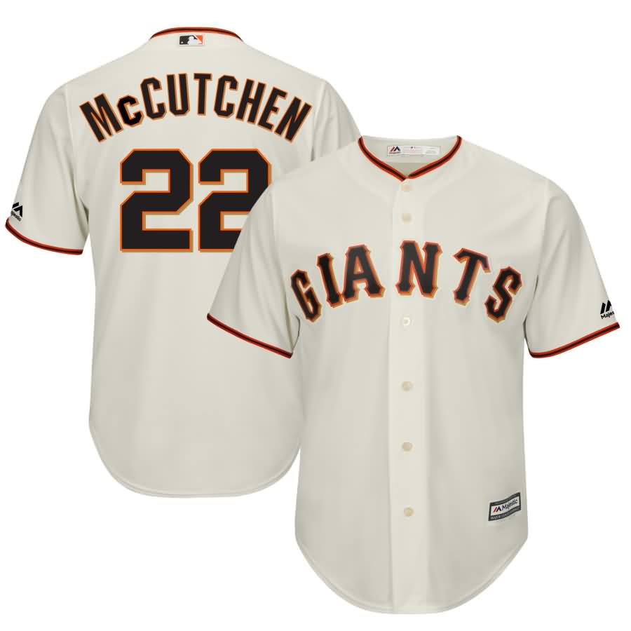 Andrew McCutchen San Francisco Giants Youth Replica Player Jersey - Cream