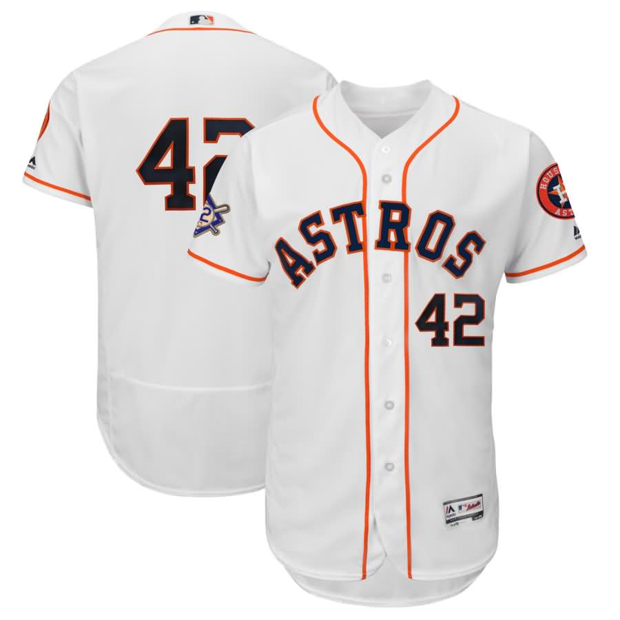 Houston Astros Majestic 2018 Jackie Robinson Day Authentic Flex Base Jersey - White