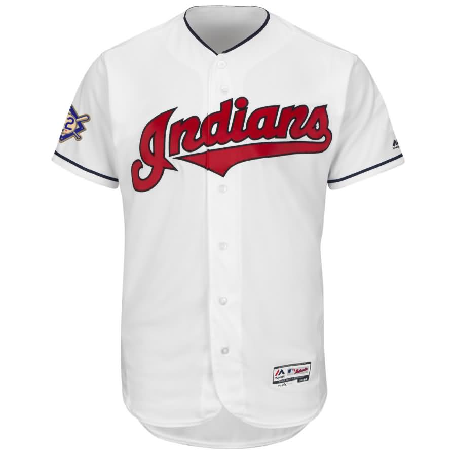 Cleveland Indians Majestic 2018 Jackie Robinson Day Authentic Flex Base Jersey - White