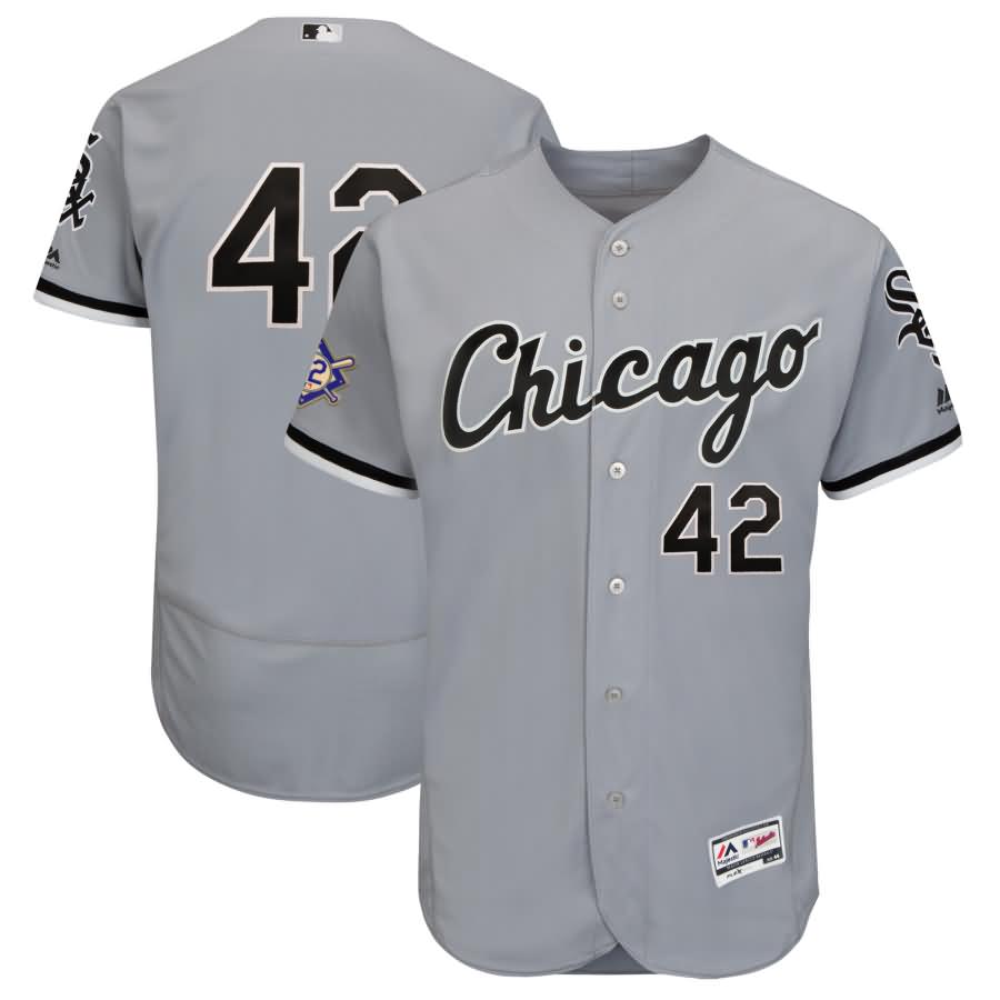 Chicago White Sox Majestic 2018 Jackie Robinson Day Authentic Flex Base Jersey - Gray