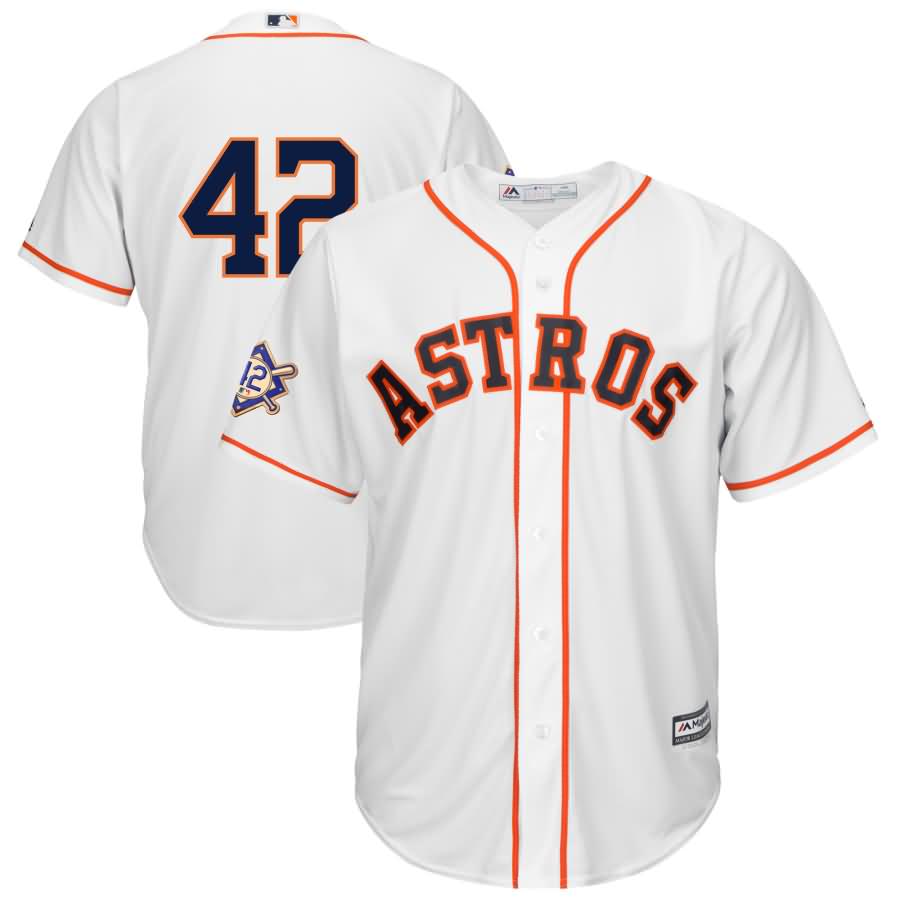 Houston Astros Majestic 2018 Jackie Robinson Day Official Cool Base Jersey - White