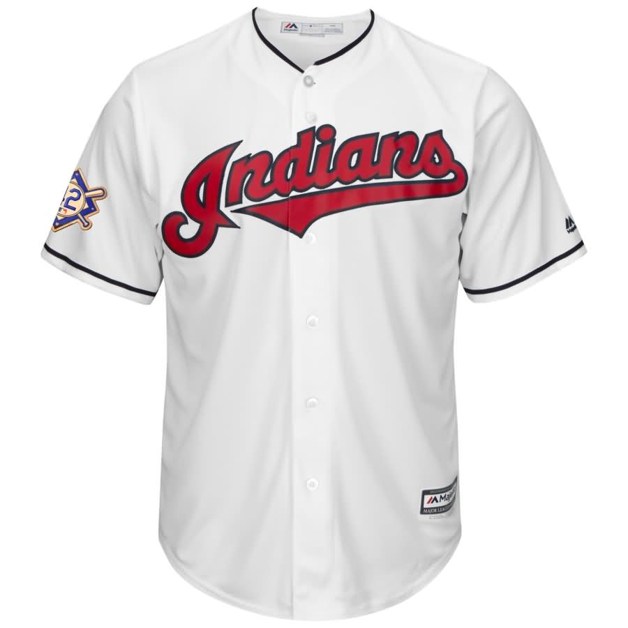 Cleveland Indians Majestic 2018 Jackie Robinson Day Official Cool Base Jersey - White