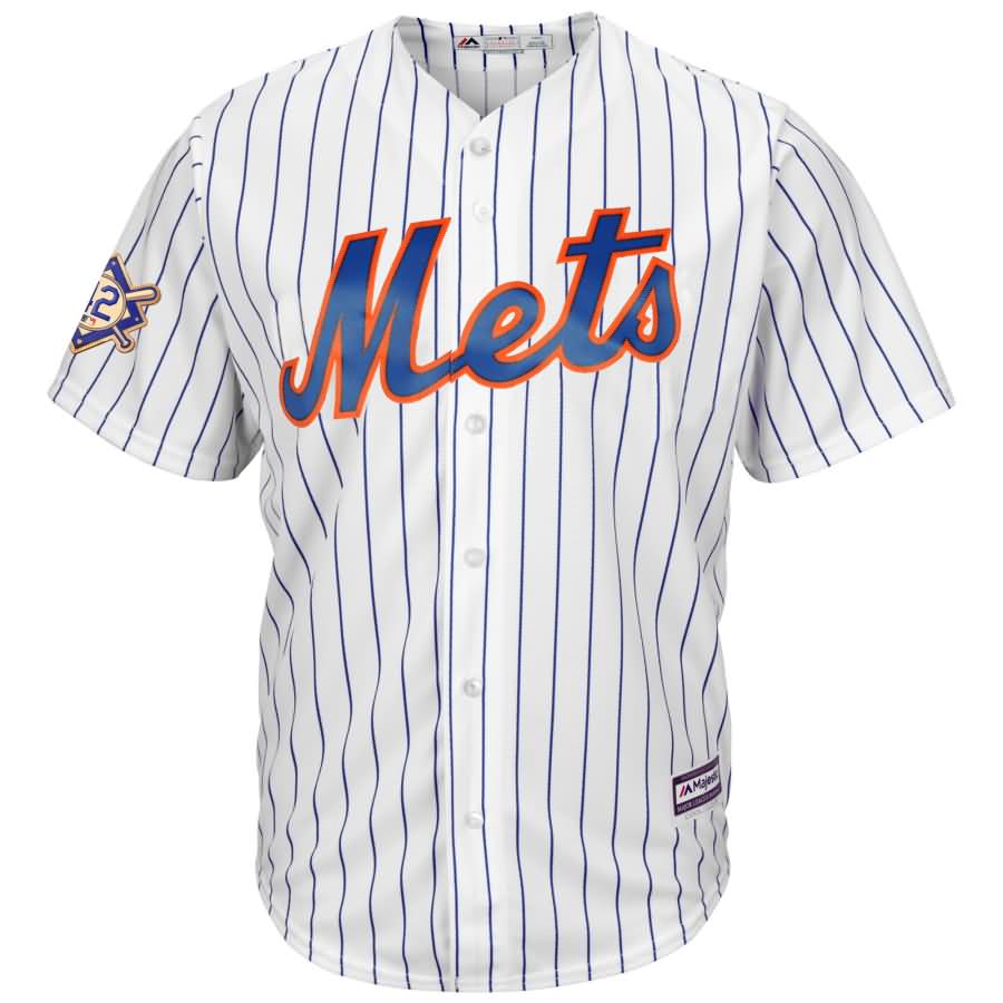 New York Mets Majestic 2018 Jackie Robinson Day Official Cool Base Jersey - White/Royal