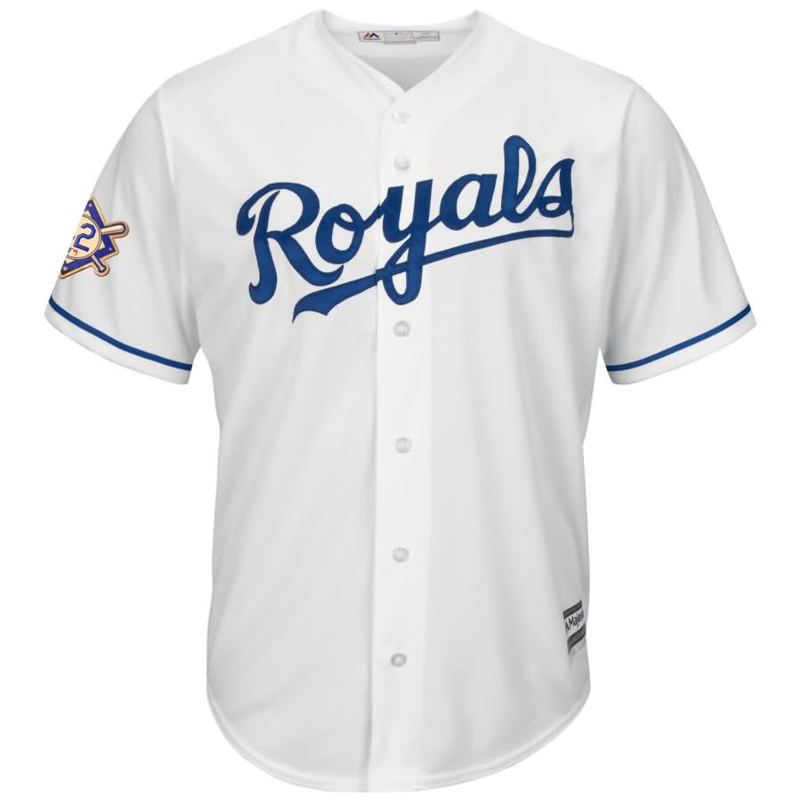 Kansas City Royals Majestic 2018 Jackie Robinson Day Official Cool Base Jersey - White