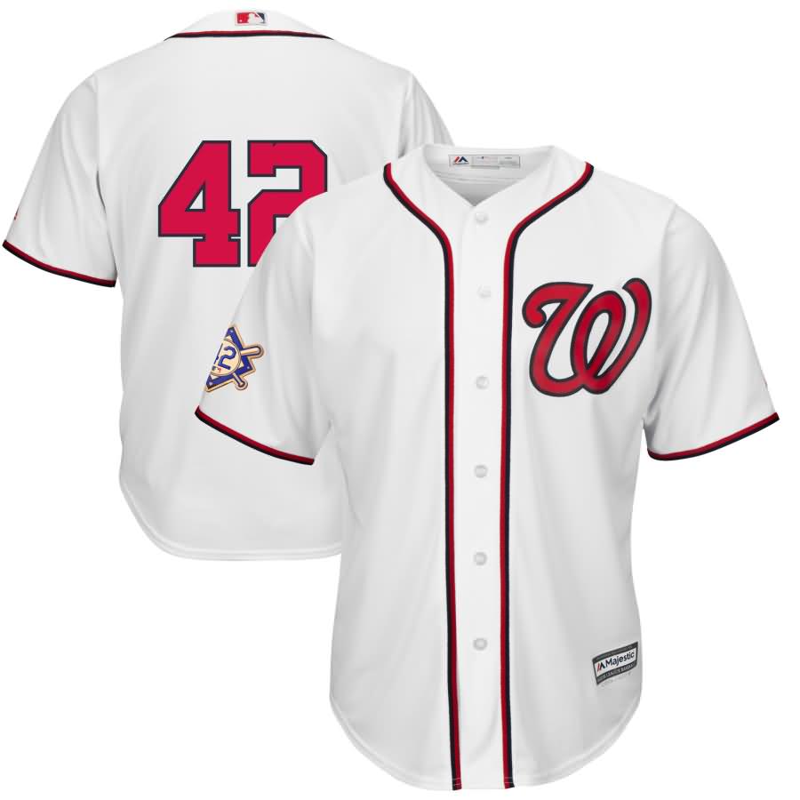 Washington Nationals Majestic 2018 Jackie Robinson Day Official Cool Base Jersey - White