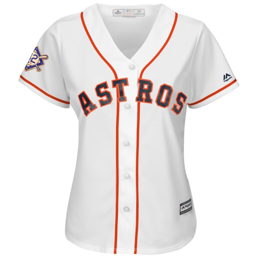 Houston Astros Majestic Women's 2018 Jackie Robinson Day Official Cool Base Jersey - White