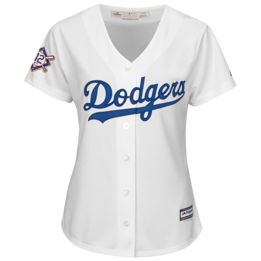 Los Angeles Dodgers Majestic Women's 2018 Jackie Robinson Day Official Cool Base Jersey - White