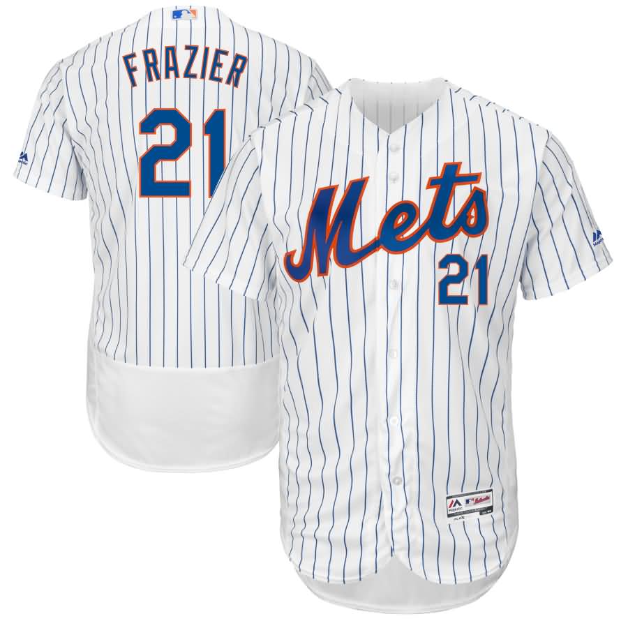 Todd Frazier New York Mets Majestic Authentic Collection Flex Base Player Jersey - White/Royal