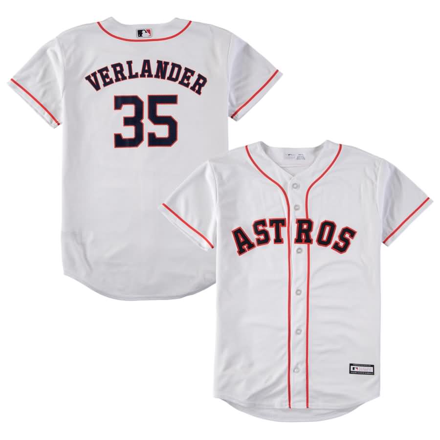 Justin Verlander Houston Astros Majestic Youth Replica Player Jersey - White