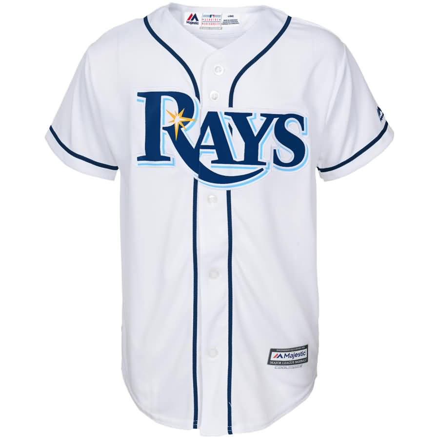 Kevin Kiermaier Tampa Bay Rays Majestic Youth Home Replica Player Jersey - White