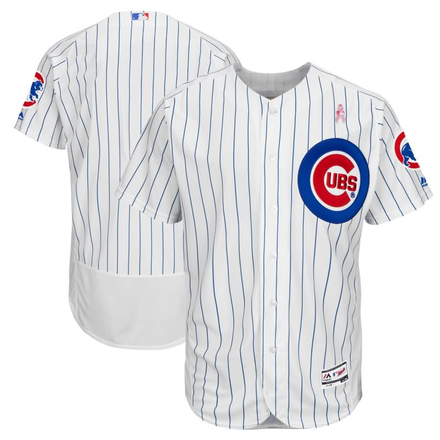 Chicago Cubs Majestic 2018 Mother's Day Home Flex Base Team Jersey - White