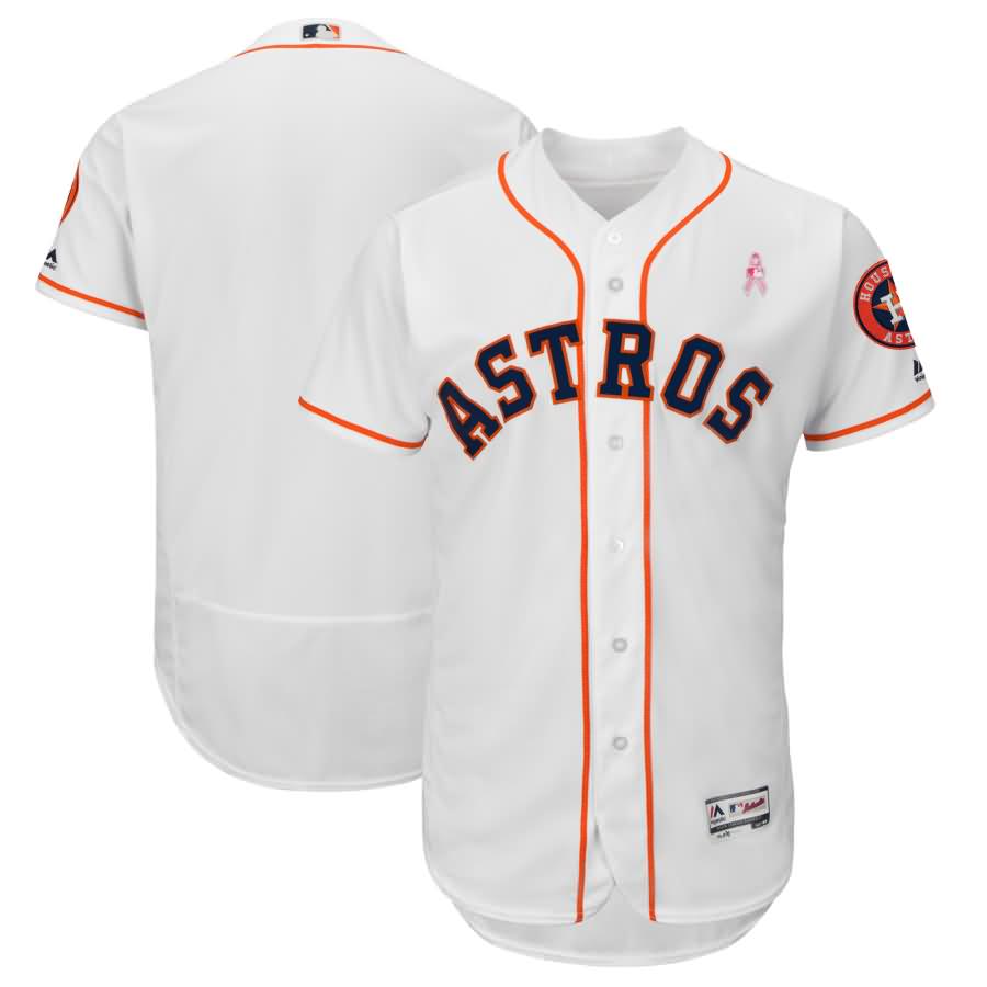 Houston Astros Majestic 2018 Mother's Day Home Flex Base Team Jersey - White