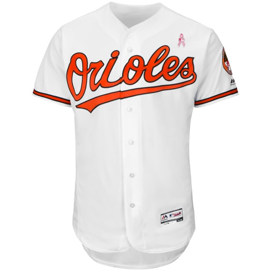 Baltimore Orioles Majestic 2018 Mother's Day Home Flex Base Team Jersey - White