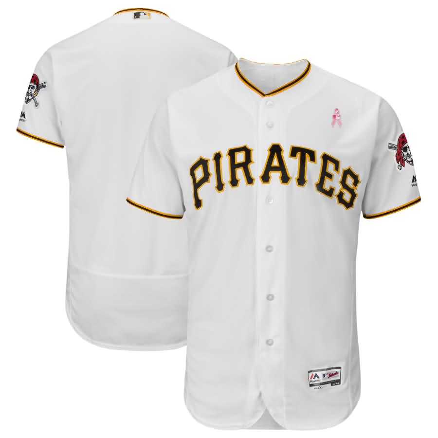 Pittsburgh Pirates Majestic 2018 Mother's Day Home Flex Base Team Jersey - White