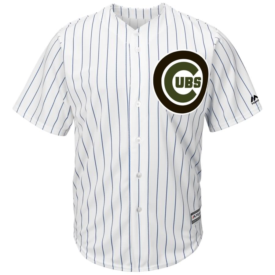 Kris Bryant Chicago Cubs Majestic 2018 Memorial Day Cool Base Player Jersey - White