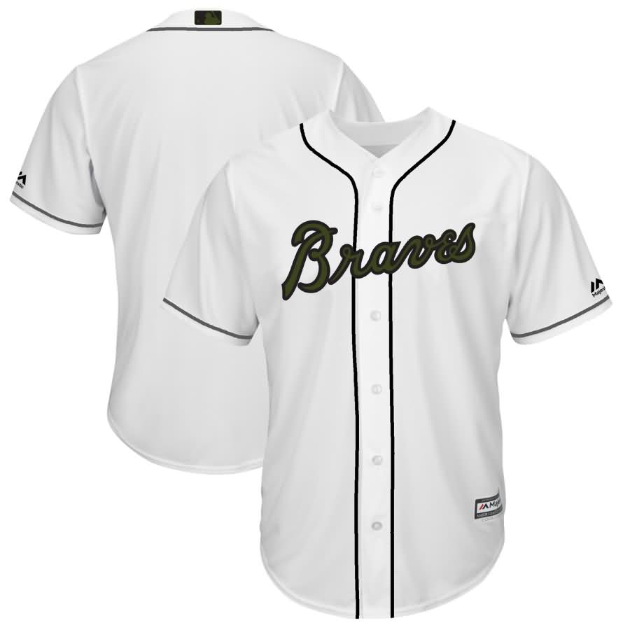 Atlanta Braves Majestic 2018 Memorial Day Cool Base Team Jersey - White