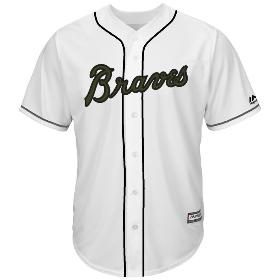 Atlanta Braves Majestic 2018 Memorial Day Cool Base Team Jersey - White