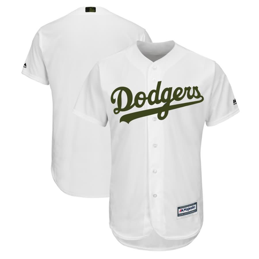 Los Angeles Dodgers Majestic 2018 Memorial Day Cool Base Team Jersey - White