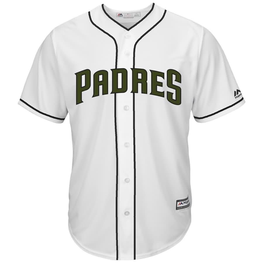 San Diego Padres Majestic 2018 Memorial Day Cool Base Team Jersey - White