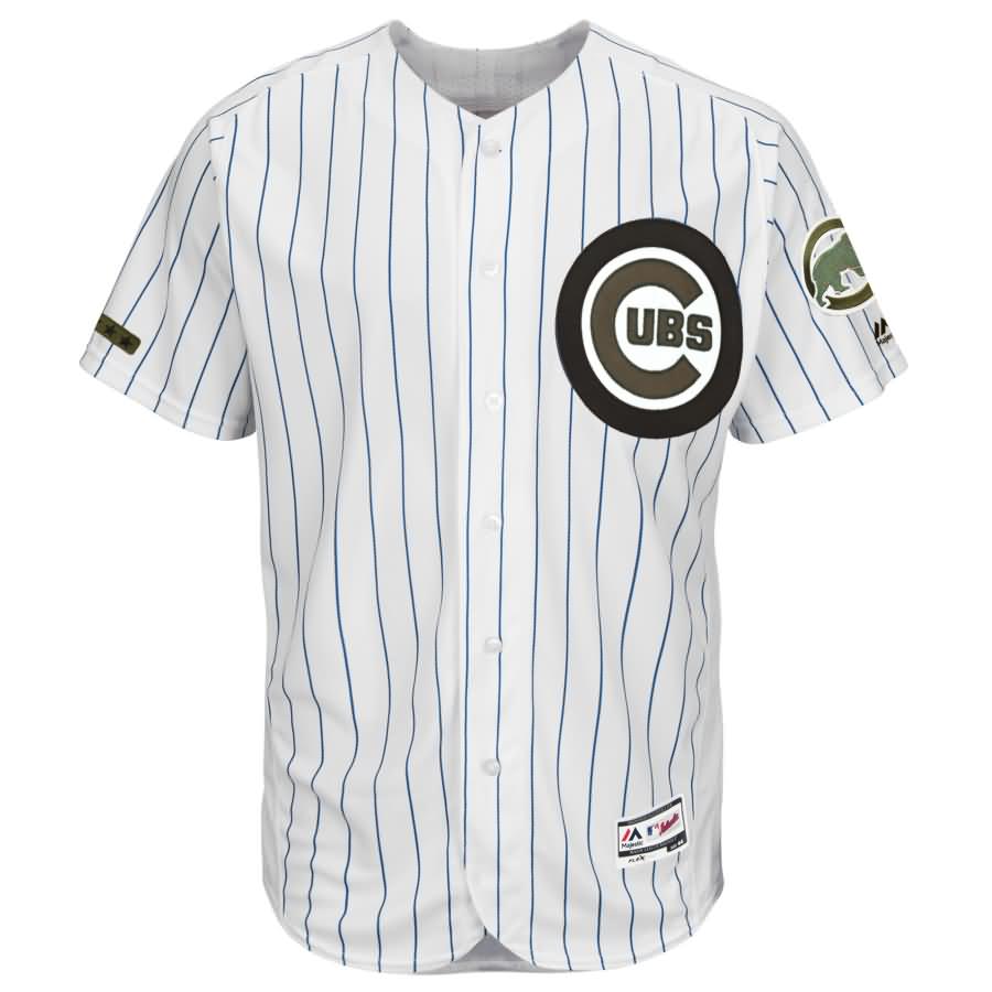 Anthony Rizzo Chicago Cubs Majestic 2018 Memorial Day Authentic Collection Flex Base Player Jersey - White