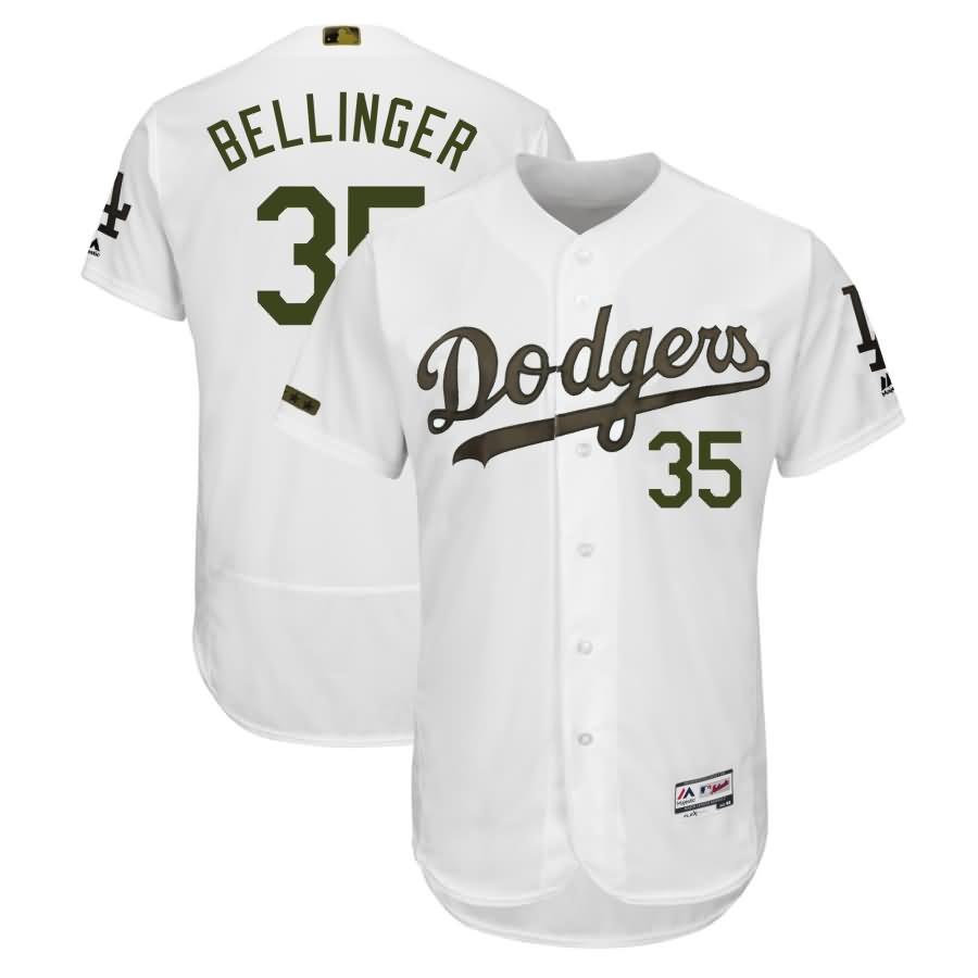 Cody Bellinger Los Angeles Dodgers Majestic 2018 Memorial Day Authentic Collection Flex Base Player Jersey - White