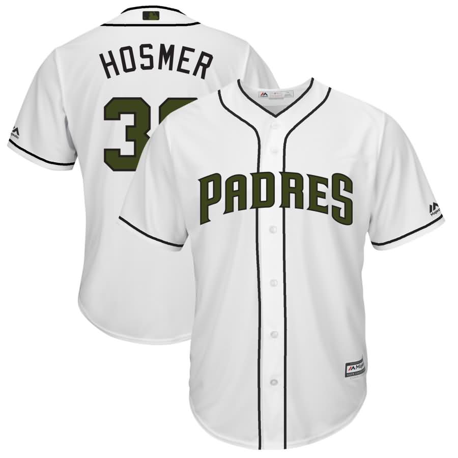 Eric Hosmer San Diego Padres Majestic 2018 Memorial Day Cool Base Player Jersey - White