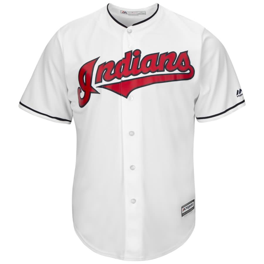 Yan Gomes Cleveland Indians Majestic Home Cool Base Player Jersey - White