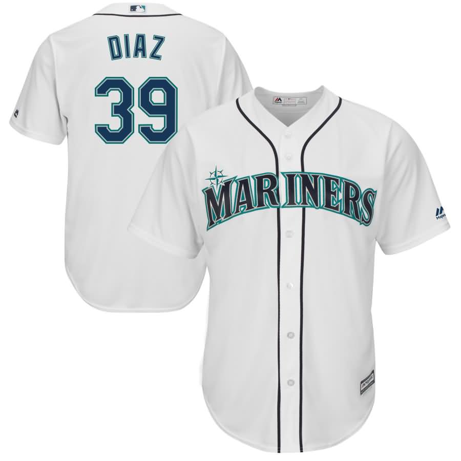 Edwin Diaz Seattle Mariners Majestic Home Cool Base Player Jersey - White