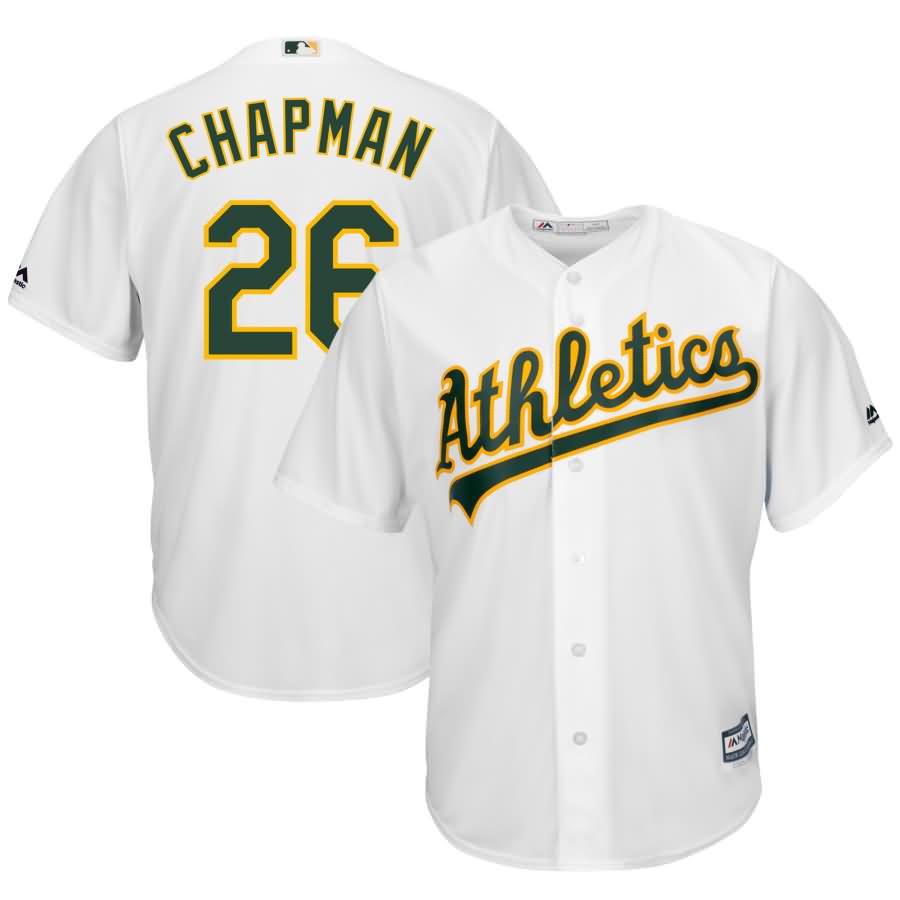 Matt Chapman Oakland Athletics Majestic Home Official Cool Base Player Jersey - White