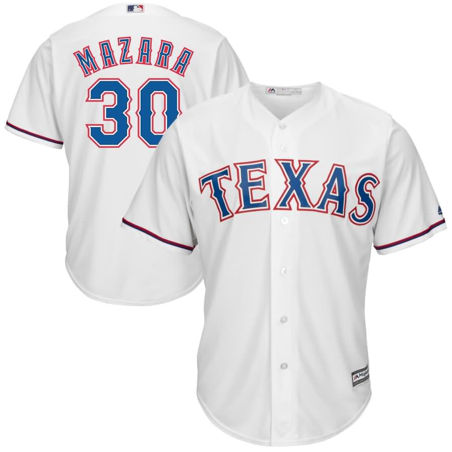 Nomar Mazara Texas Rangers Majestic Home Cool Base Player Jersey - White