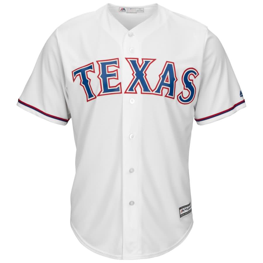 Nomar Mazara Texas Rangers Majestic Home Cool Base Player Jersey - White