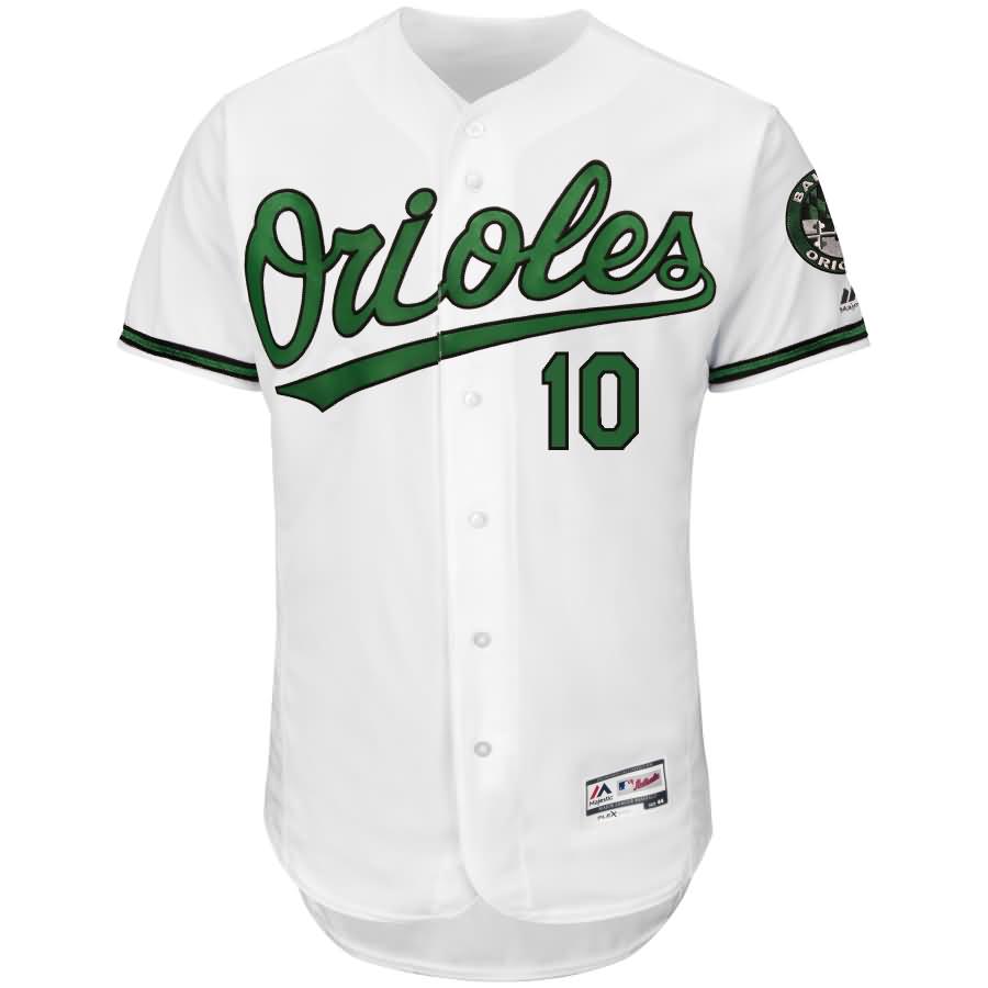 Adam Jones Baltimore Orioles Majestic Earth Day Turn Back the Clock Throwback Authentic Player Jersey - White