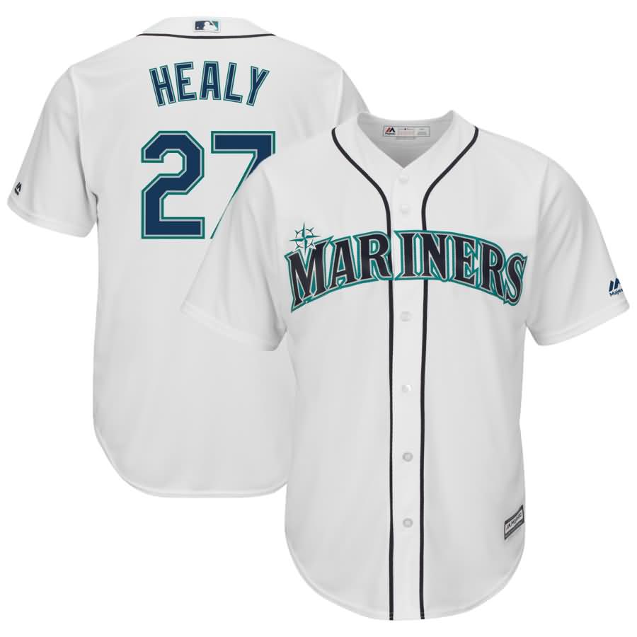 Ryon Healy Seattle Mariners Majestic Home Cool Base Player Jersey - White