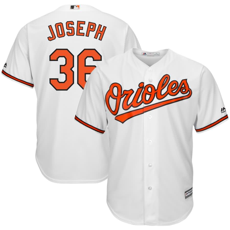 Caleb Joseph Baltimore Orioles Majestic Home Cool Base Player Jersey - White