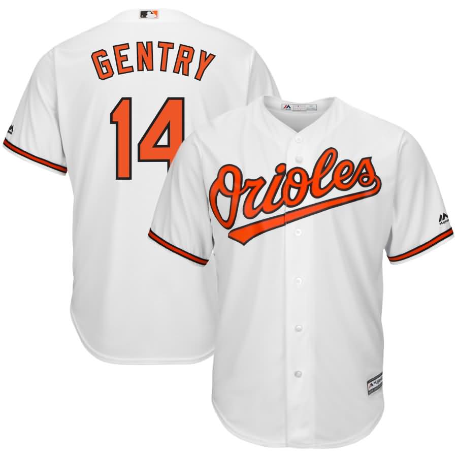 Craig Gentry Baltimore Orioles Majestic Home Cool Base Player Jersey - White