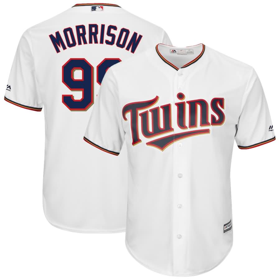 Logan Morrison Minnesota Twins Majestic Home Cool Base Player Jersey - White