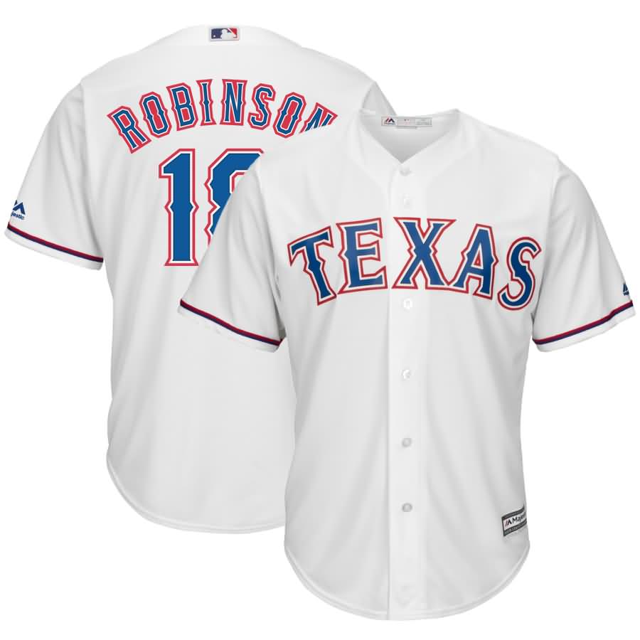 Drew Robinson Texas Rangers Majestic Home Cool Base Player Jersey - White