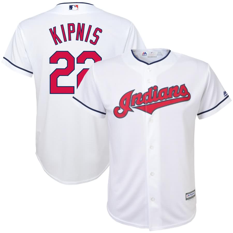 Jason Kipnis Cleveland Indians Majestic Youth Home Official Cool Base Player Jersey - White