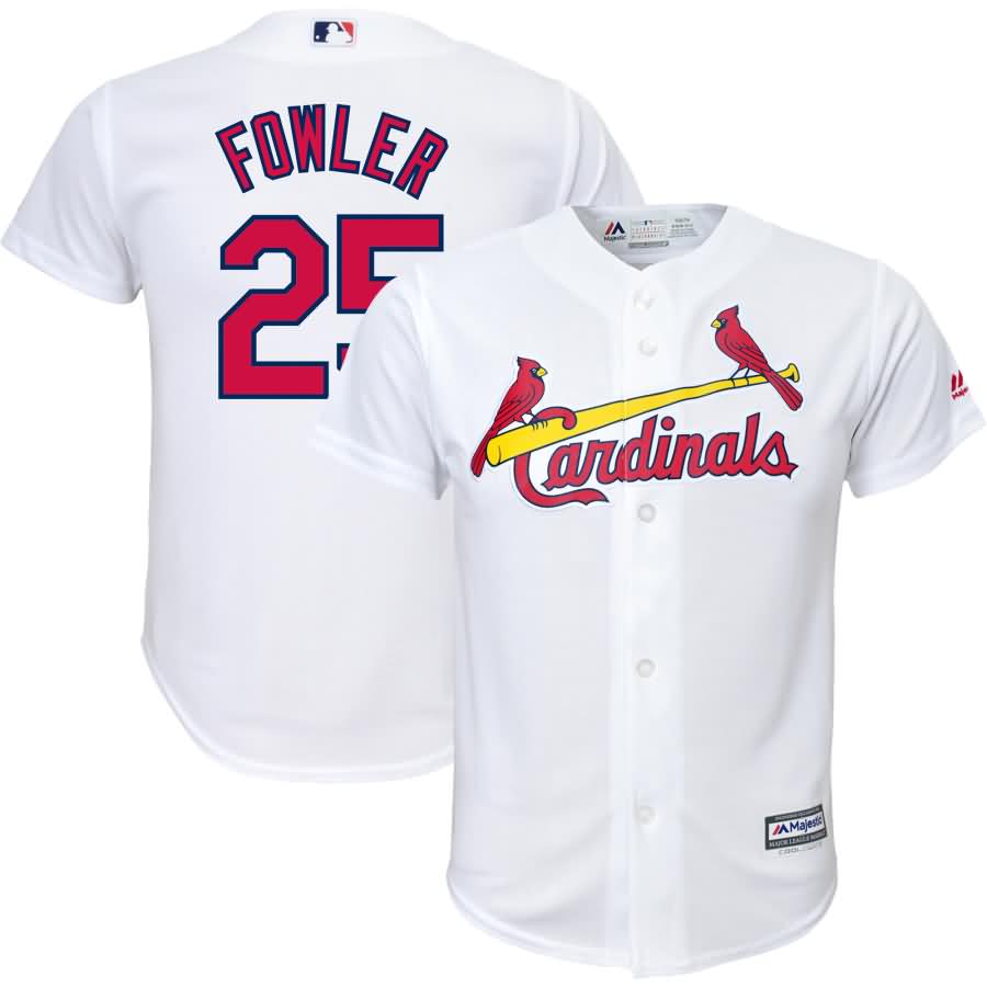 Dexter Fowler St. Louis Cardinals Majestic Youth Home Official Cool Base Player Jersey - White