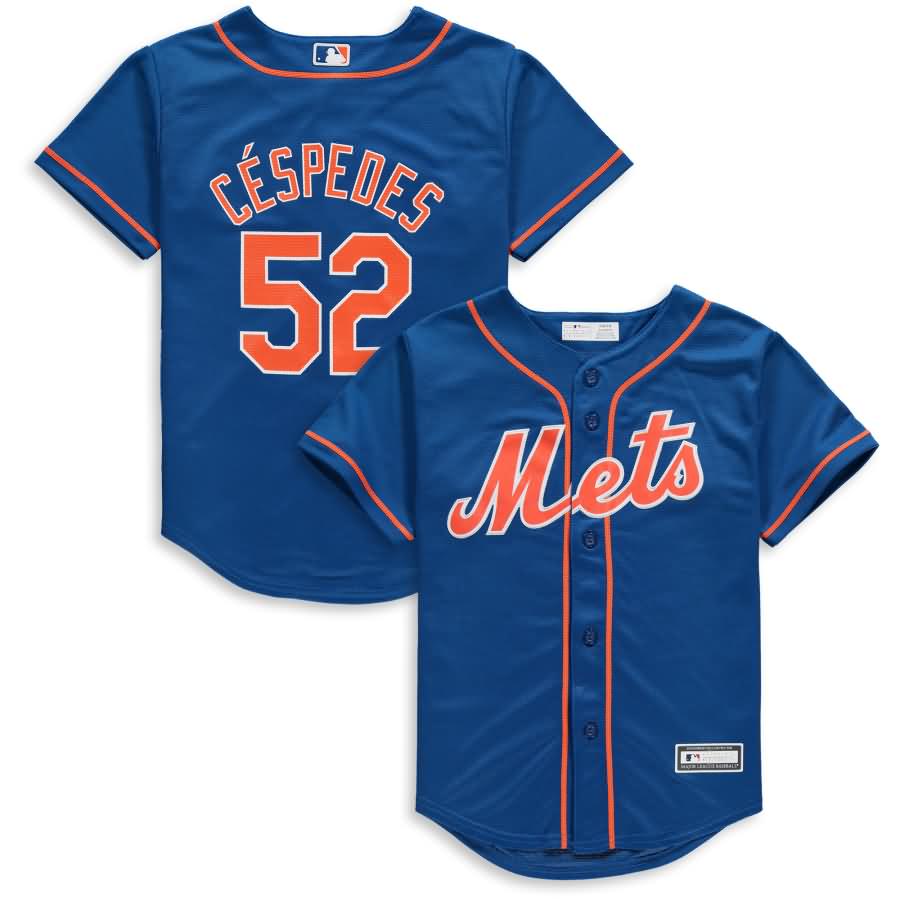 Yoenis Cespedes New York Mets Majestic Youth Alternate Cool Base Replica Player Jersey - Royal