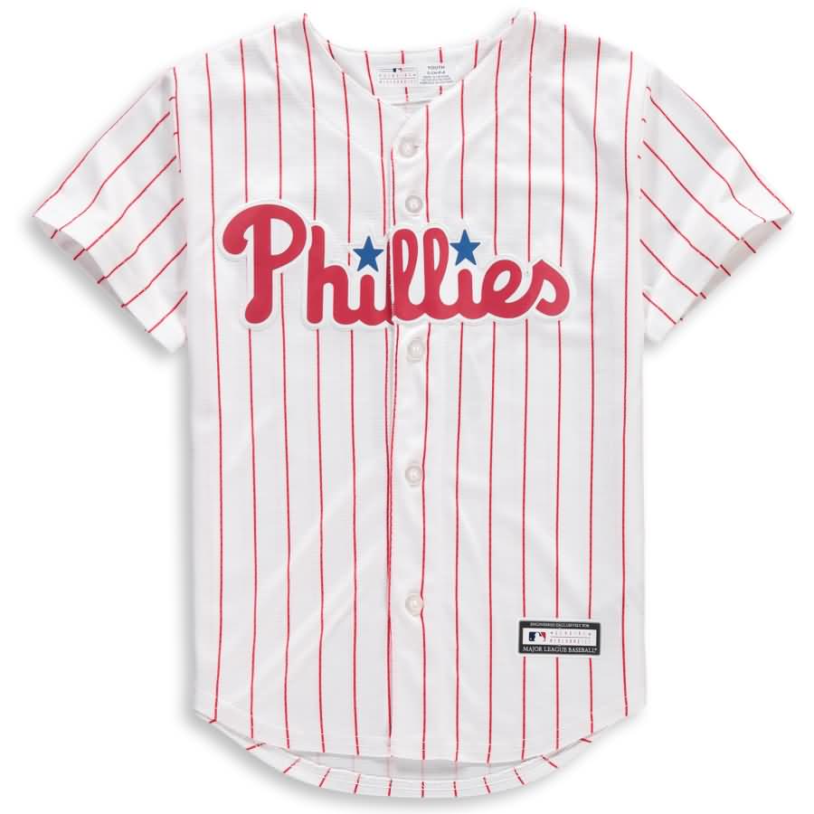 Scott Kingery Philadelphia Phillies Majestic Youth Home Cool Base Replica Player Jersey - White