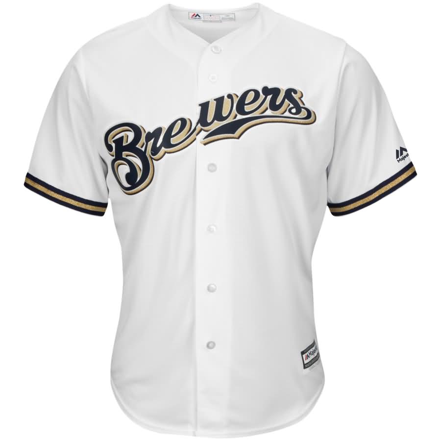 Aaron Rodgers Milwaukee Brewers Majestic NFL x MLB Crossover Cool Base Player Jersey - White