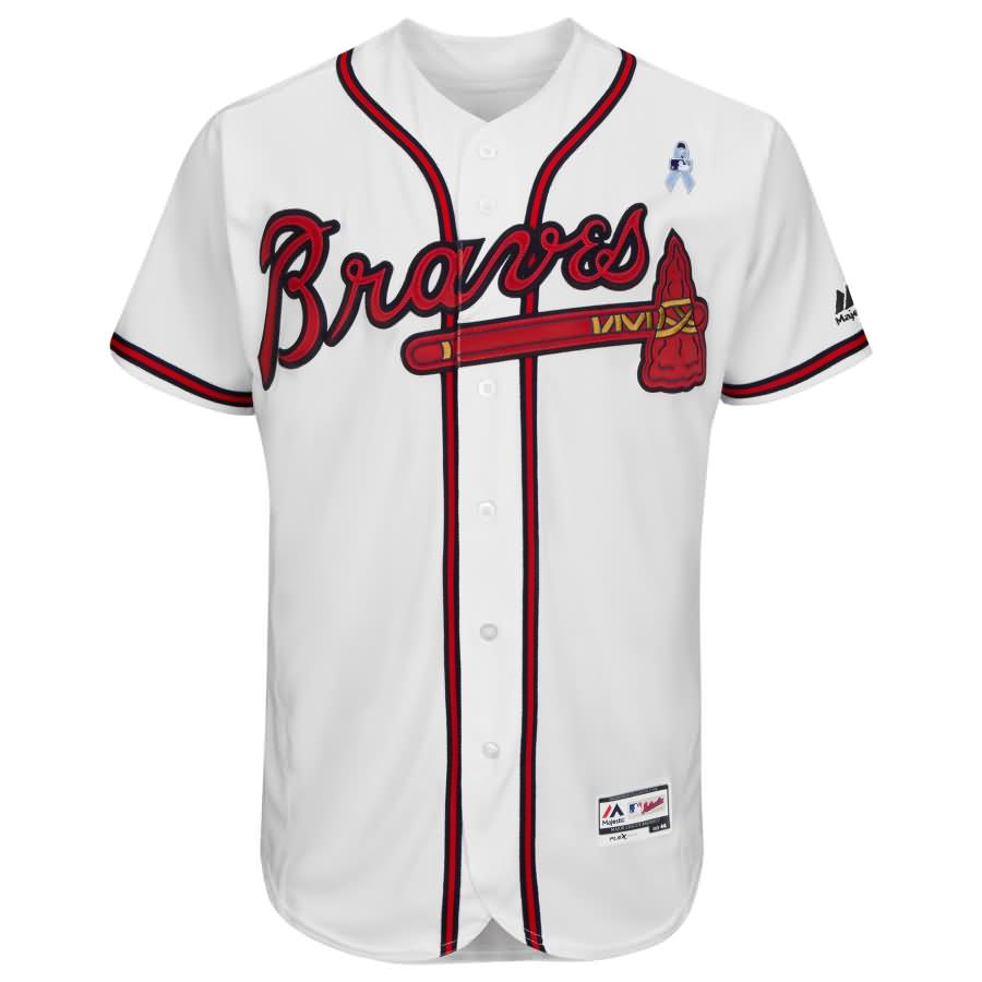 Atlanta Braves Majestic 2018 Father's Day Flex Base Team Jersey - White