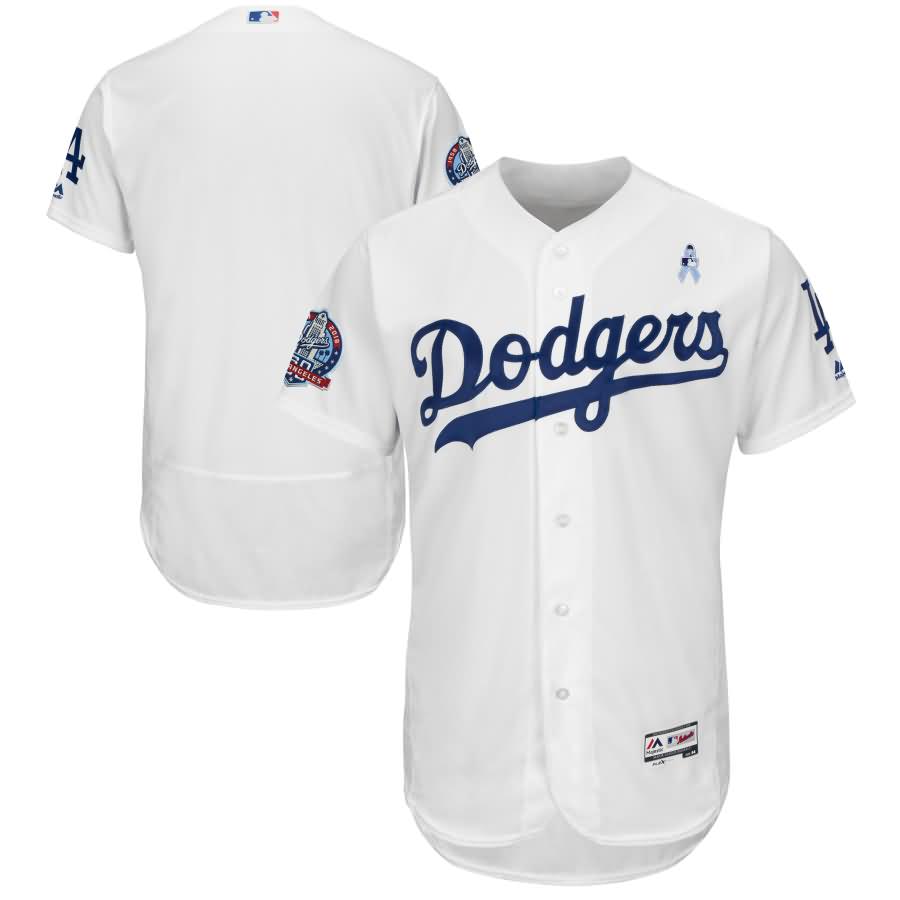 Los Angeles Dodgers Majestic 2018 Father's Day Flex Base Team Jersey - White