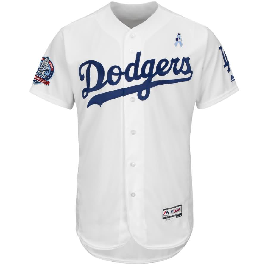 Los Angeles Dodgers Majestic 2018 Father's Day Flex Base Team Jersey - White